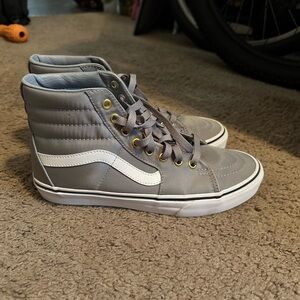Vans silver high reflective